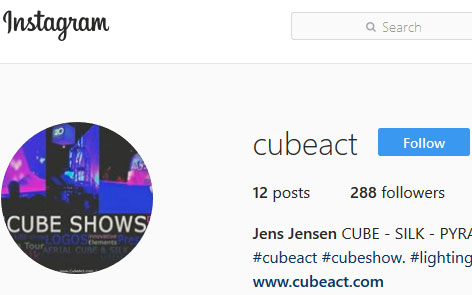 CubeAct Instagram | Jens Jensen